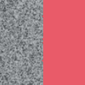 Charcoal Grey Heather / Hot Coral
